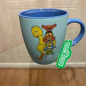 Brand New Sesame Street "Friendship Warms the Heart" Coffee Mug – NEW!